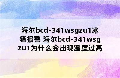 海尔bcd-341wsgzu1冰箱报警 海尔bcd-341wsgzu1为什么会出现温度过高